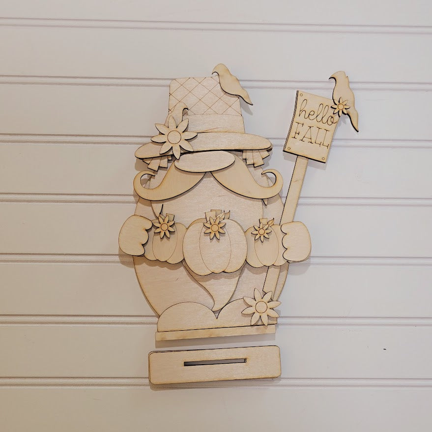 Scarecrow Gnome DIY Blank