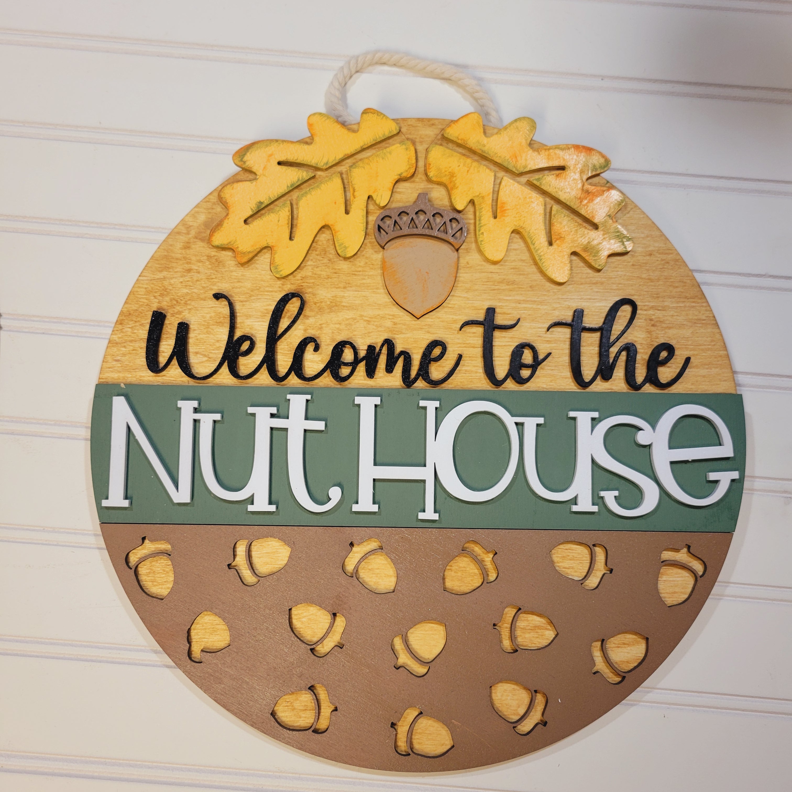 Welcome to the Nuthouse Acorn Round