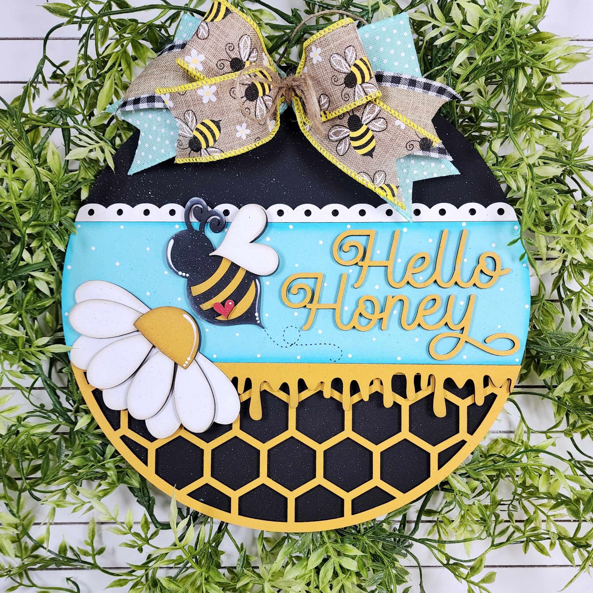 Hello Honey Round- DIY Blank