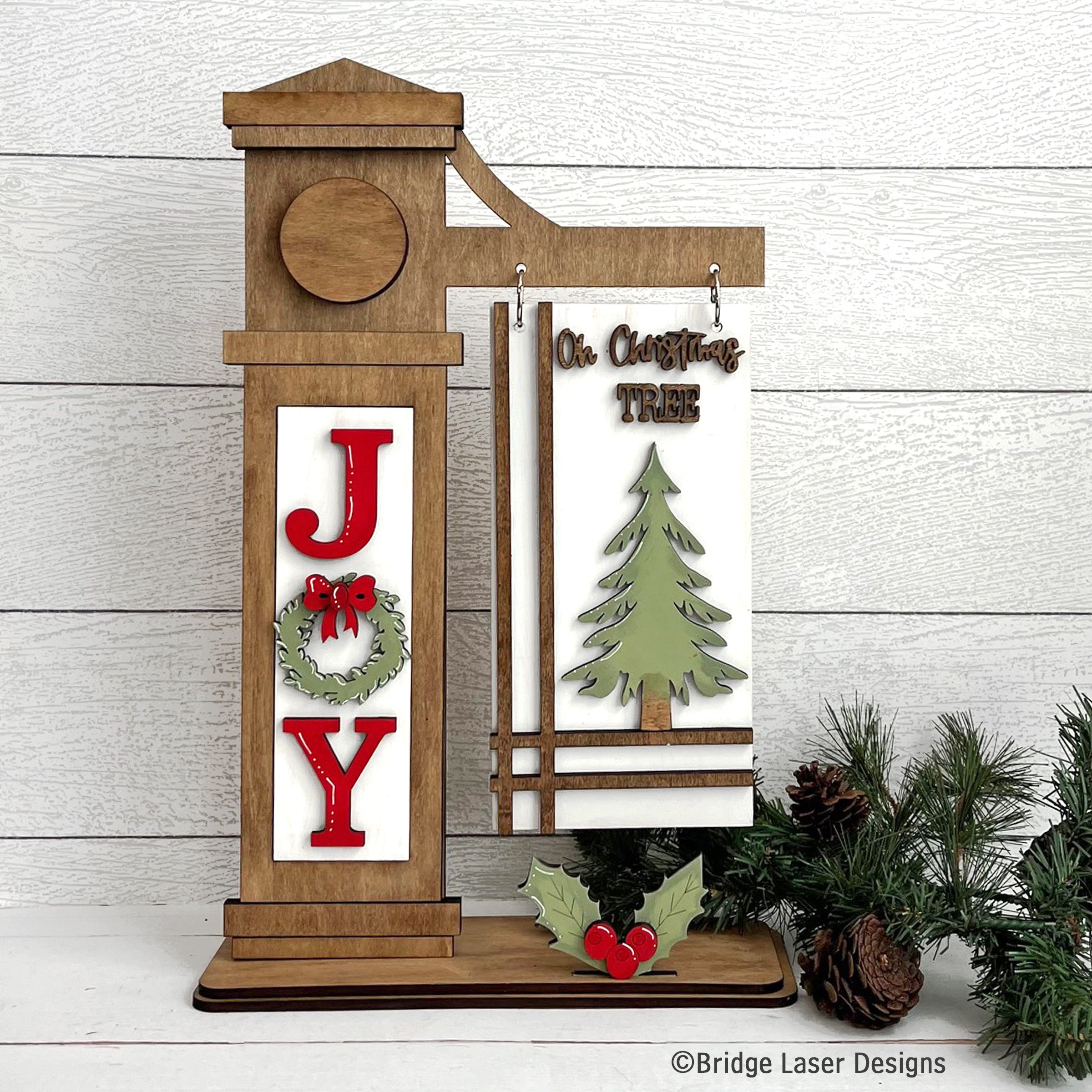 Interchangeable Post Sign & Joy Interserts- DIY Blank