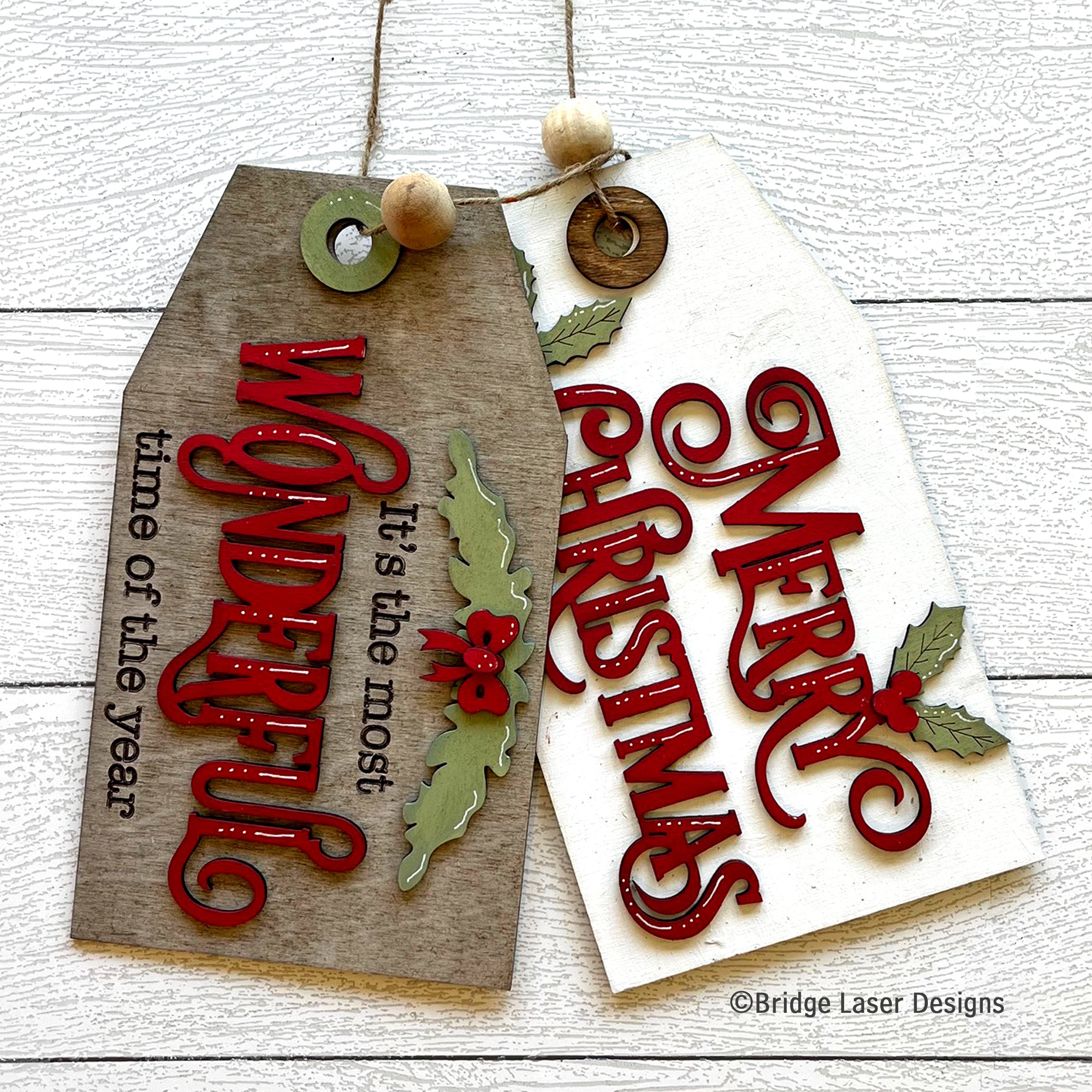 Merry Christmas Gift Tag Hanger