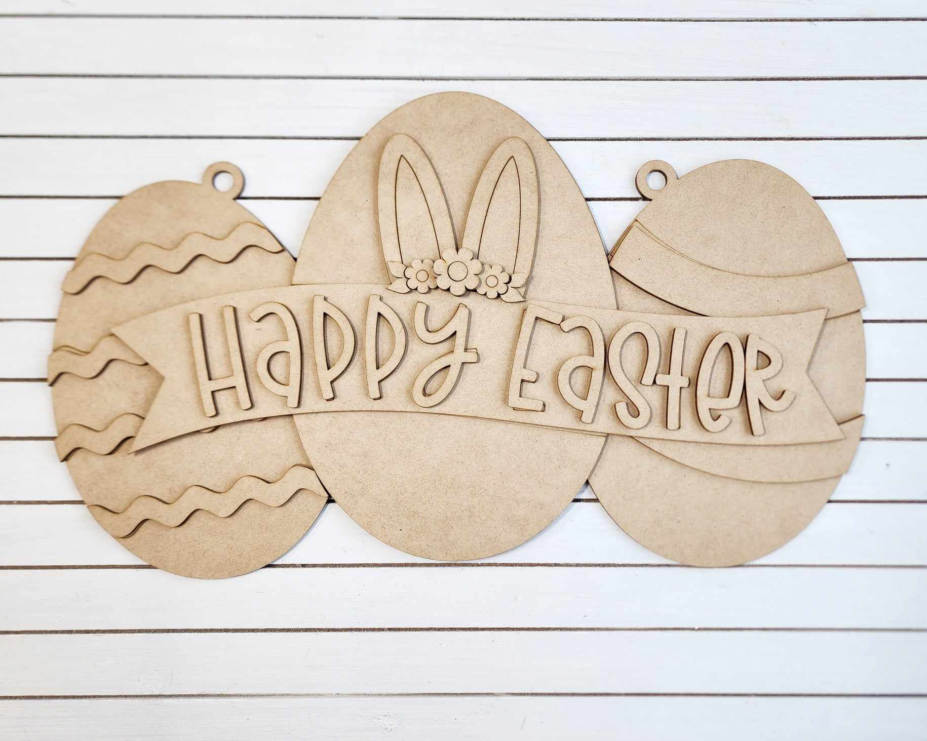 Happy Easter Egg Hanger- DIY Blank