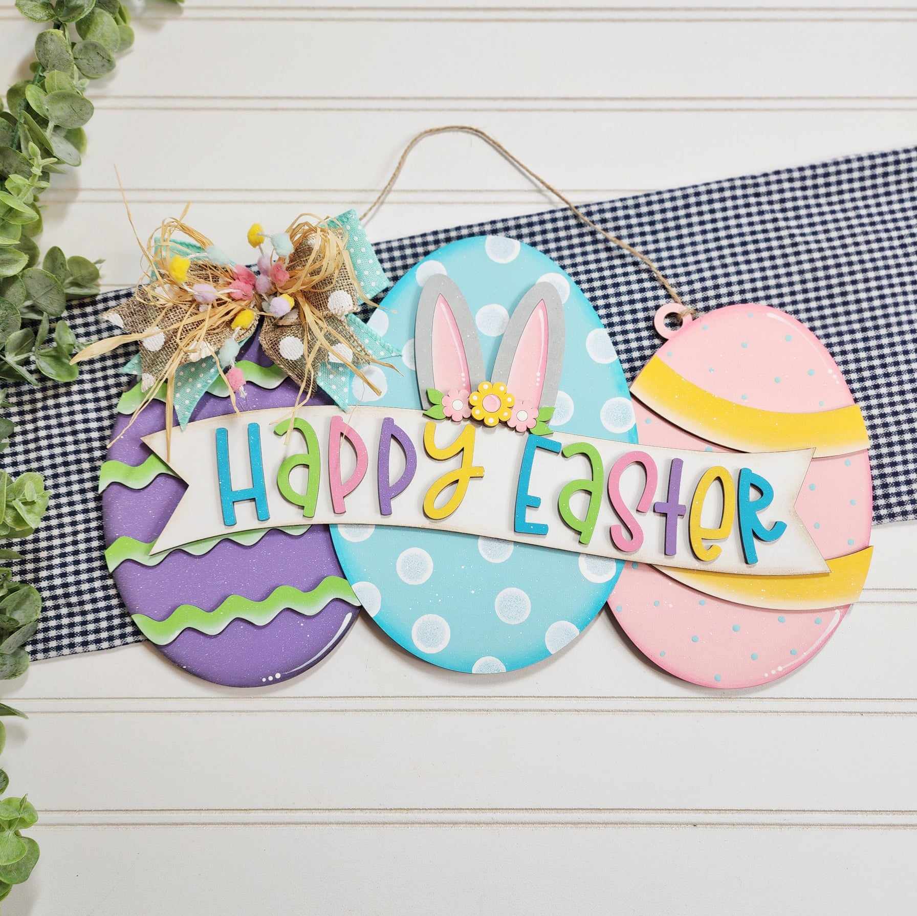 Happy Easter Egg Hanger- DIY Blank