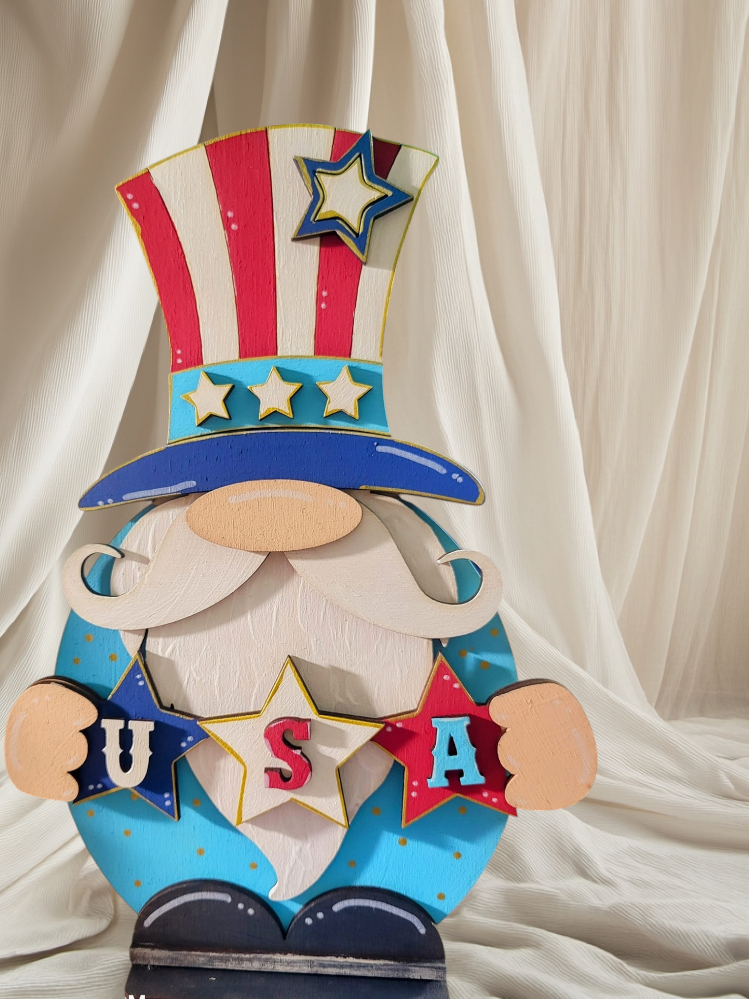 USA Uncle Sam Gnome- DIY Blank