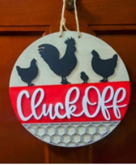Cluck Off Round - DIY Blank
