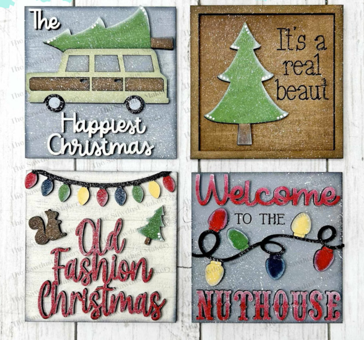 Welcome to the Nuthouse Quad Mix & Match Tiles