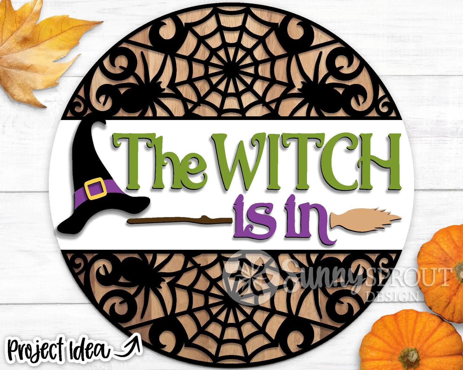 The Witch Is In Round- DIY Blank