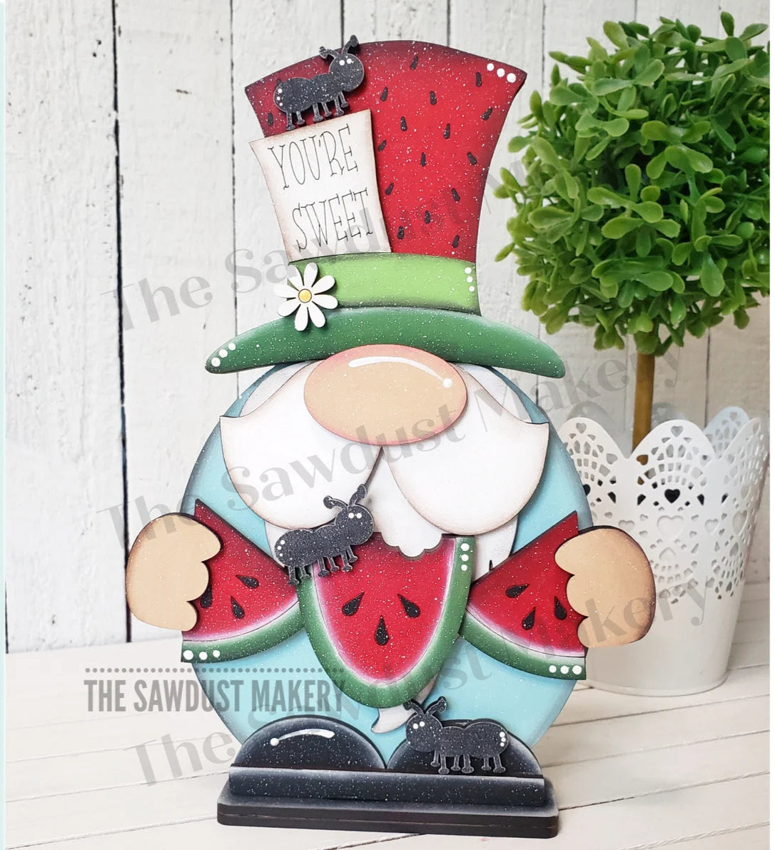 Watermelon Gnome - DIY Blank