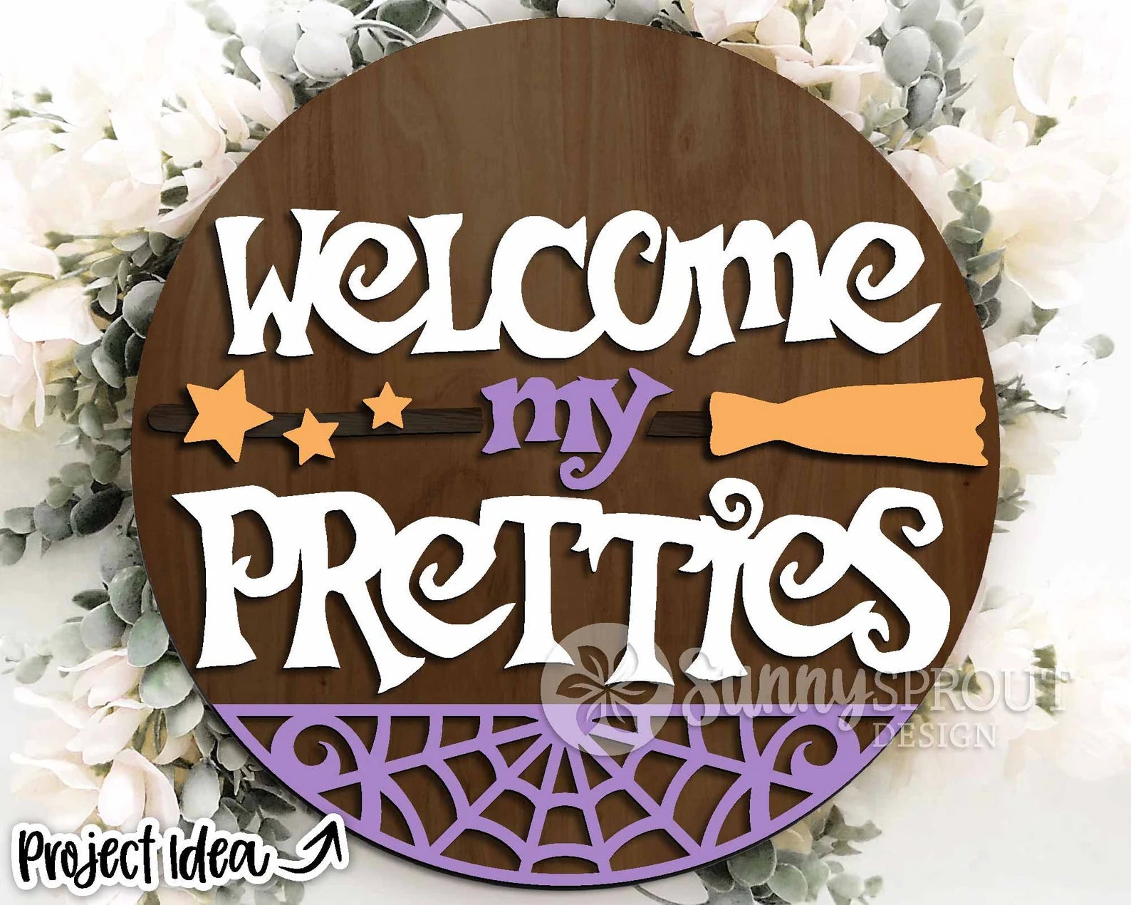 Welcome My Pretties Round- DIY Blank