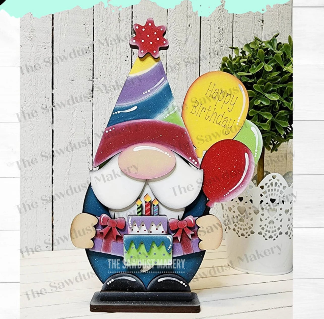 Birthday Gnome - DIY Blank