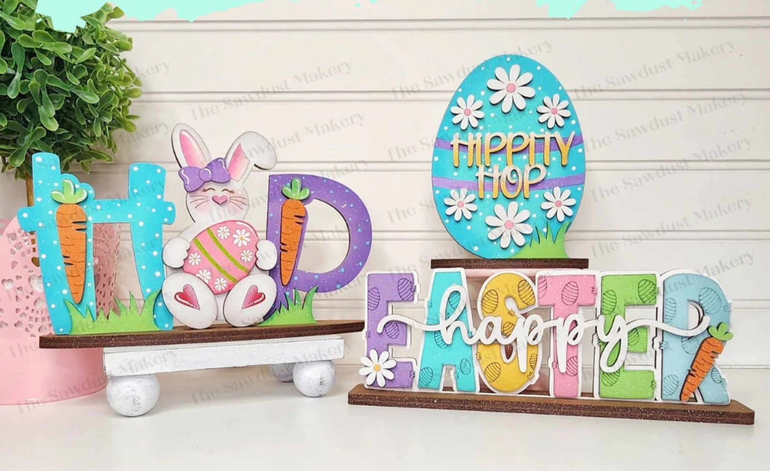 Eater Trio Shelf Sitters - DIY Blank