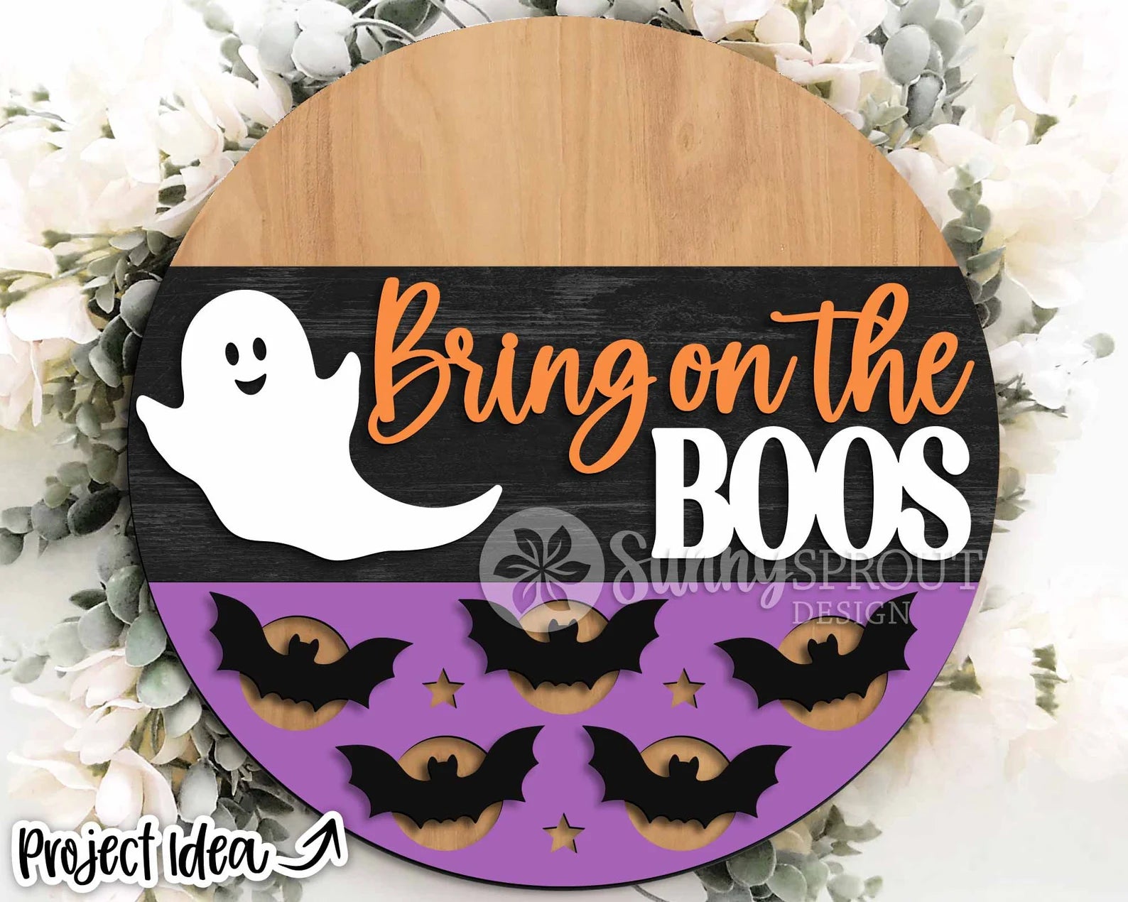 Bring on the Boos Round- DIY Blank