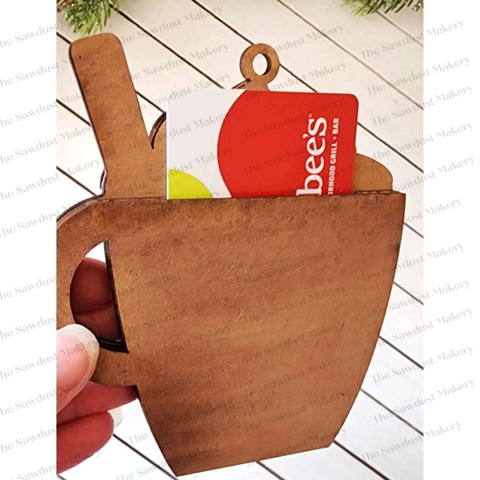 North Pole Cocoa Ornaments (optional gift card holder)- DIY Blank