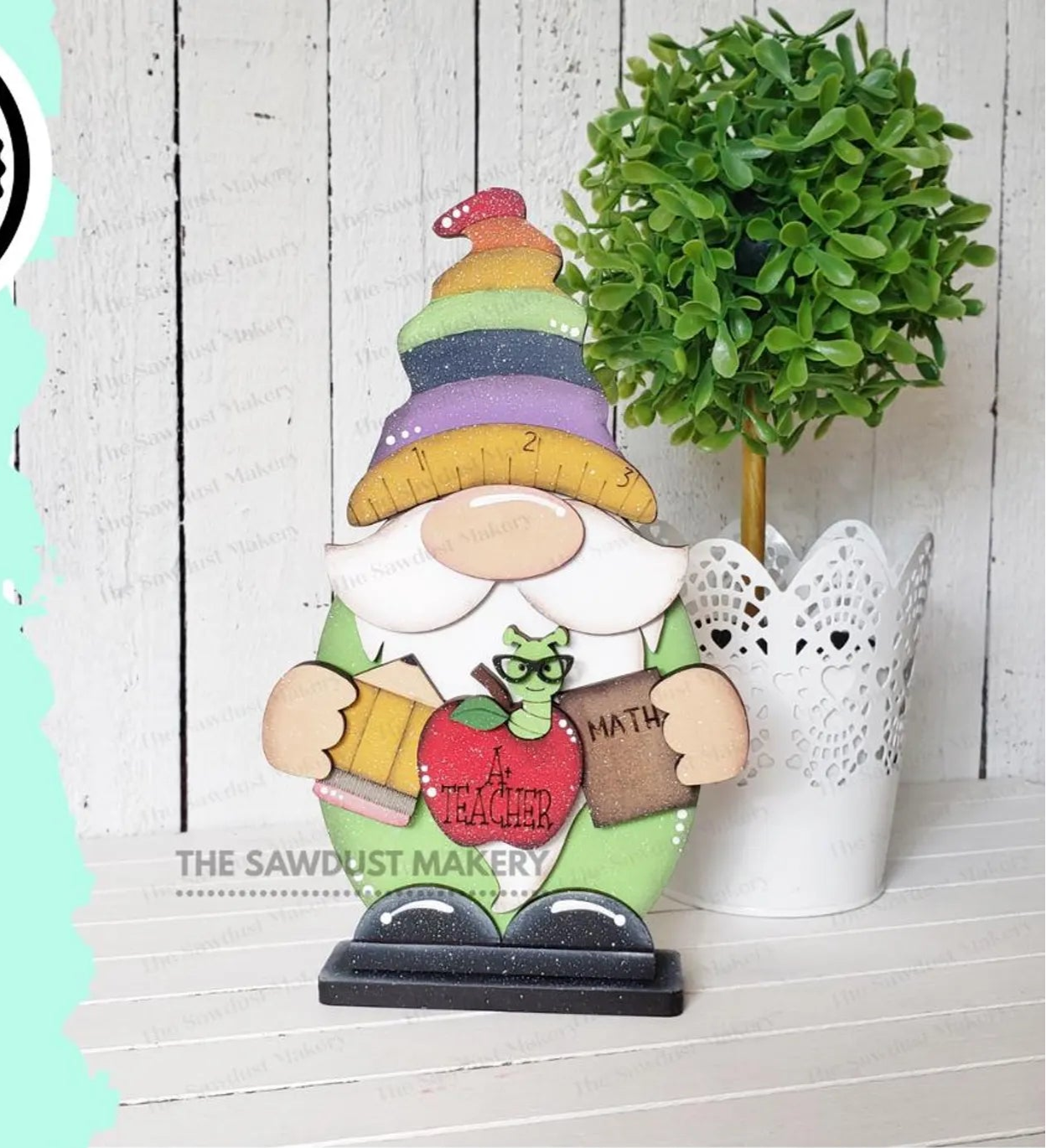 Boy Teacher Gnome - DIY Blank