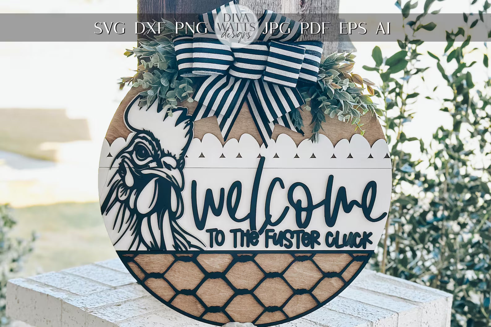 Welcome to the Fuster Cluck Round- DIY Blank
