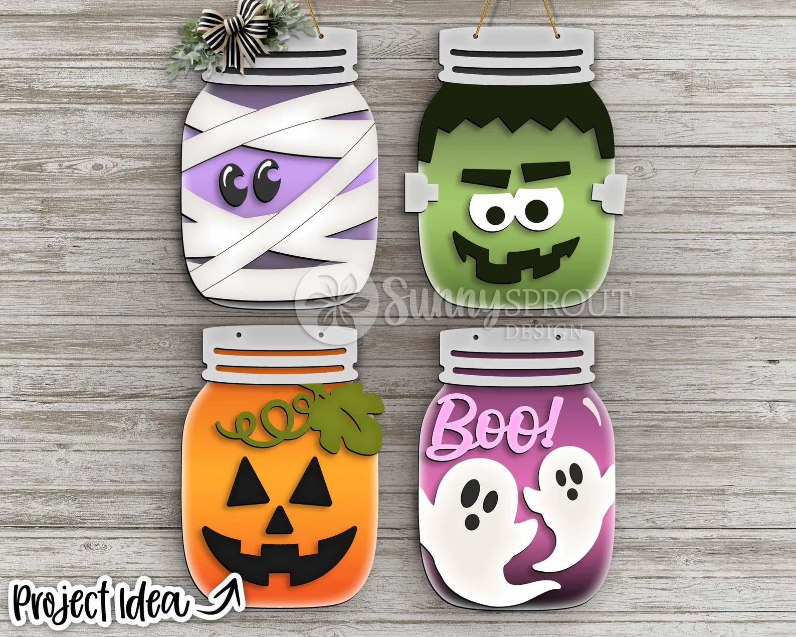 Halloween Mason Jars- DIY Blank