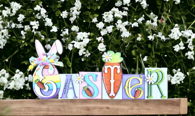 Easter Word Block- DIY Blank