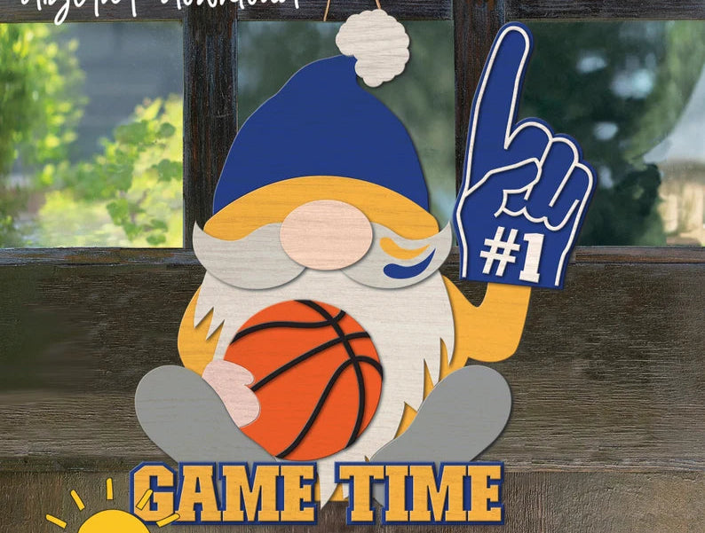 Basketball Gnome Hanger- DIY Blank