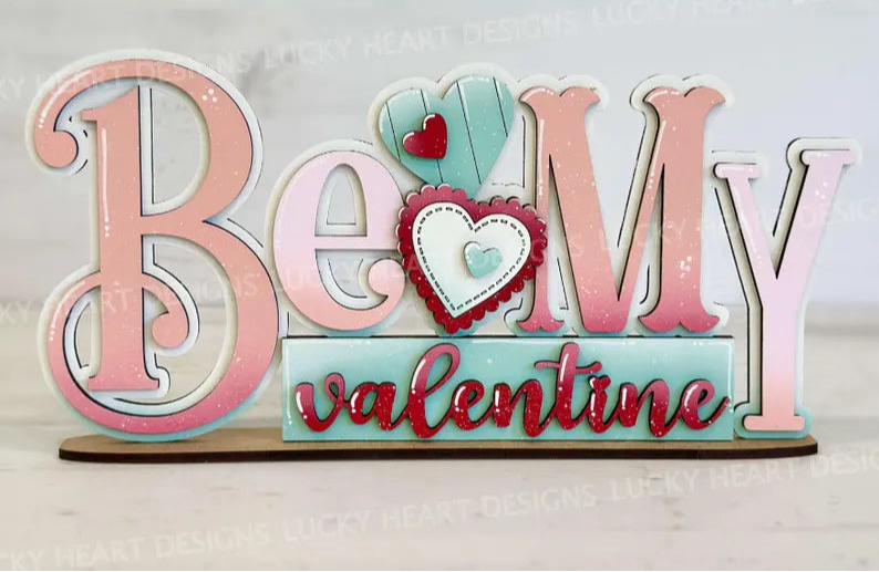 Be My Valentine Shelf Sitter