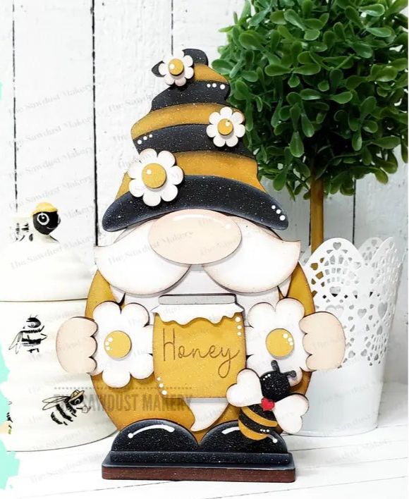 Honey Bee Gnome - DIY Blank