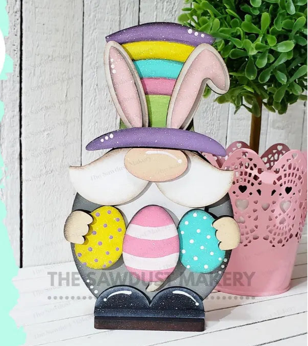 Easter Bunny Egg Gnome- DIY Blank