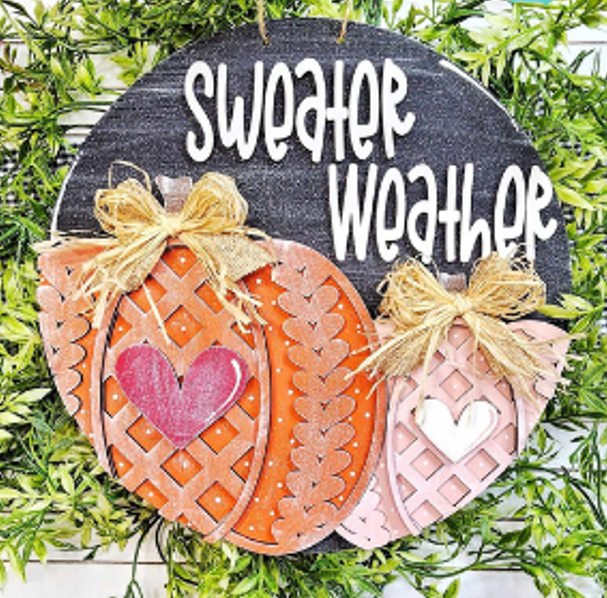 Sweater Weather Round- Paint Party Kit