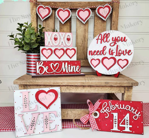 All You Need Is Love Decor Set- DIY Blank