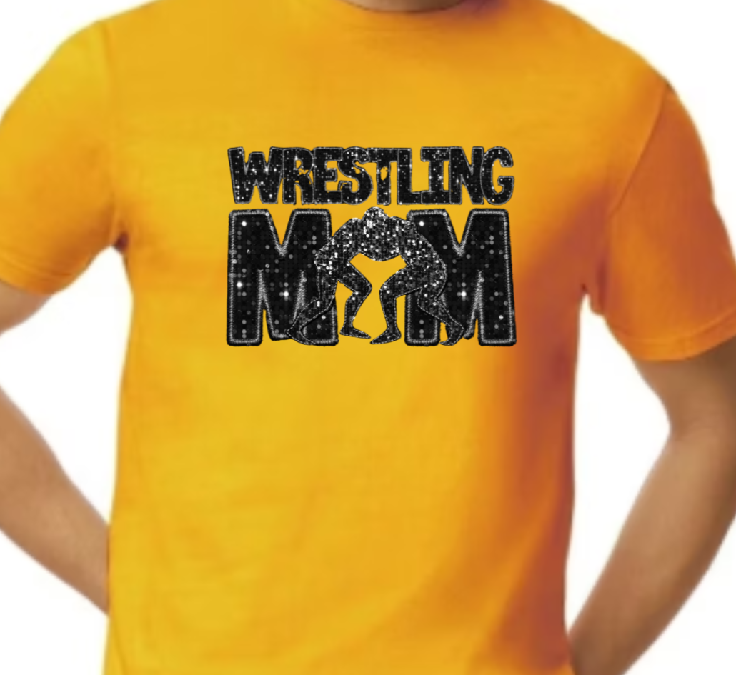 Wrestling Mom Fau Sequin