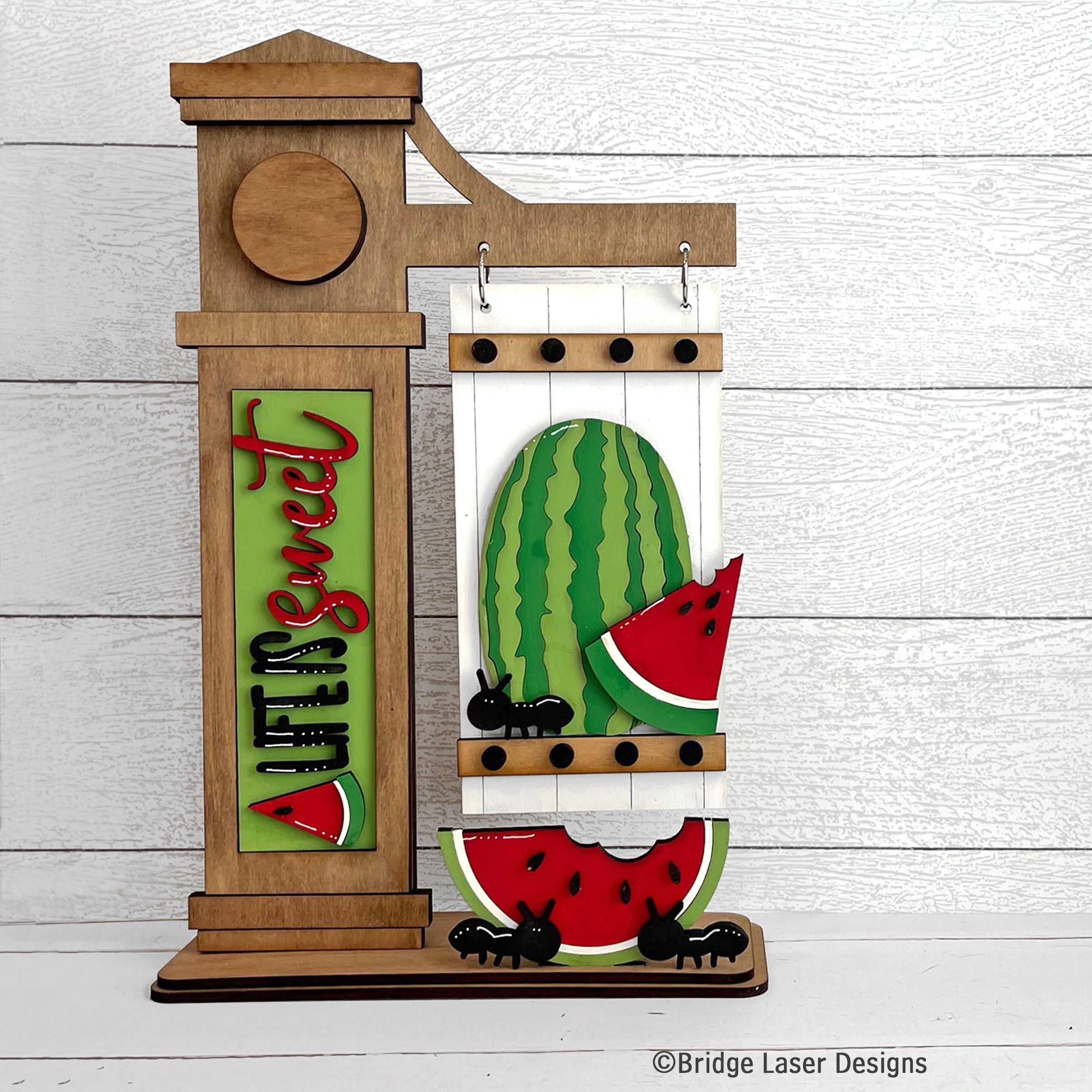Interchangeable Post Sign & Watermelon Inserts