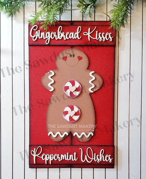 Gingerbread Kisses & Peppermint Wishes Pallet- DIY Blank – C & C Custom ...