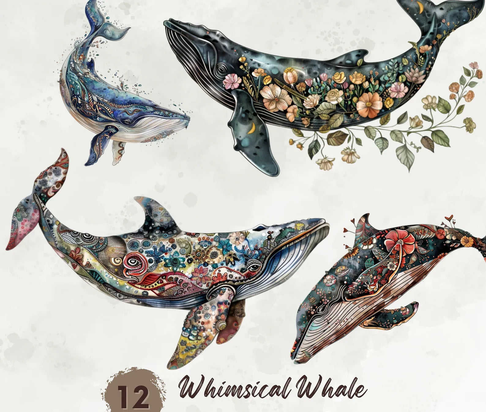 Whimsical Whales