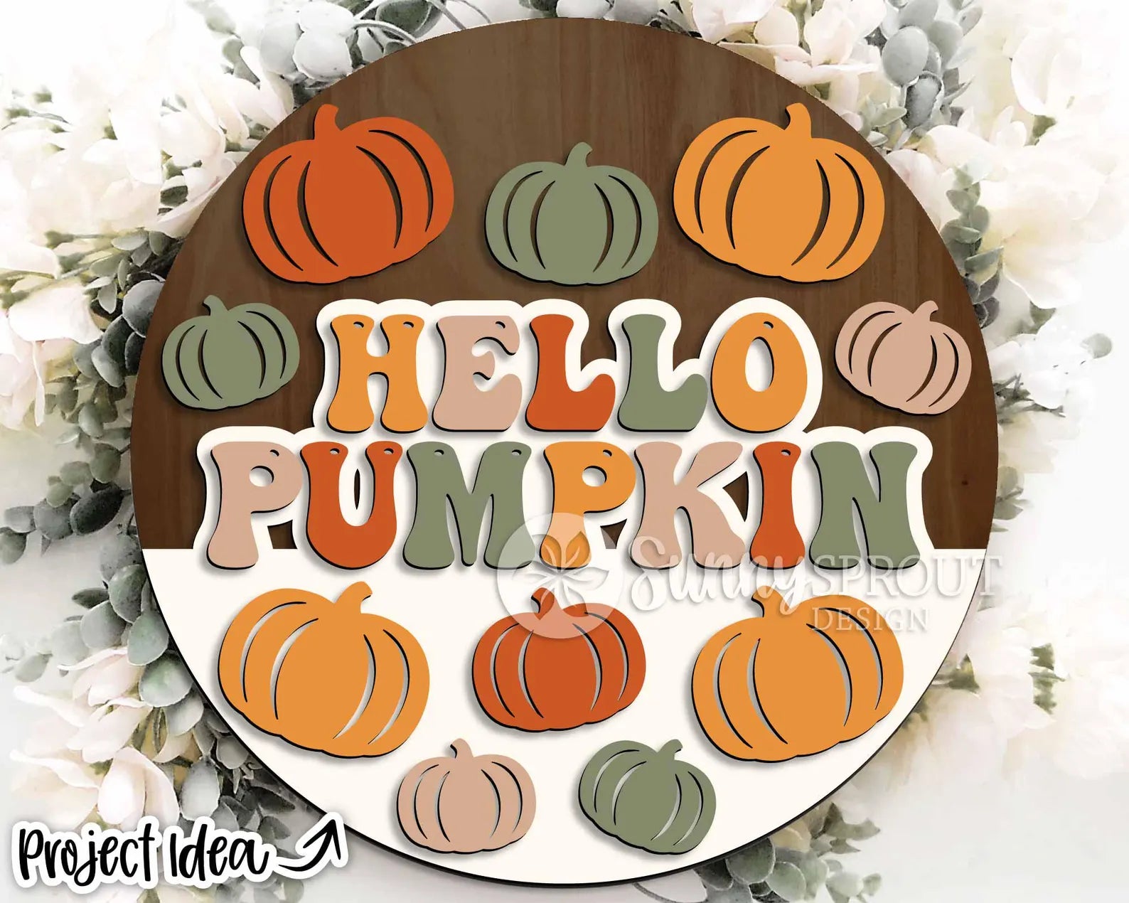 Hello Pumpkin Round