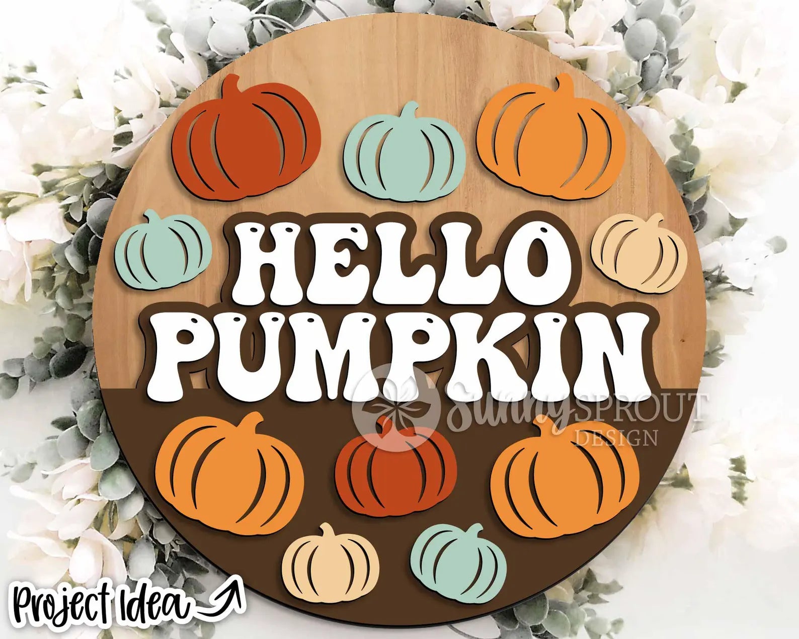 Hello Pumpkin Round