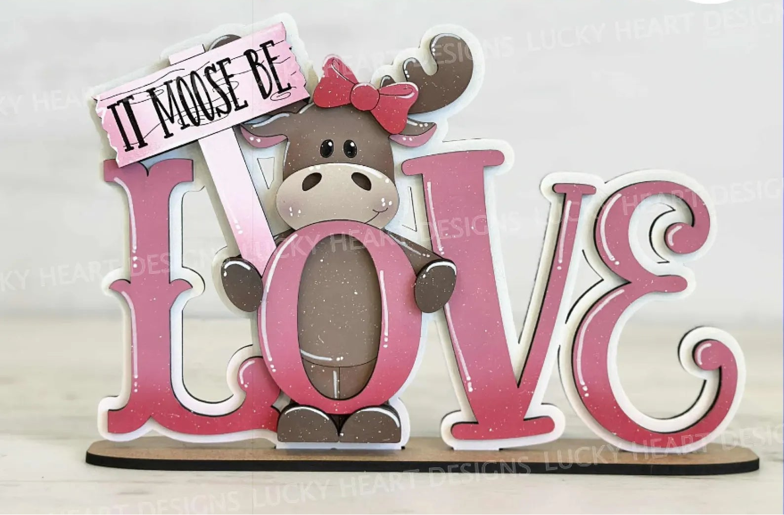 It Moose Be Love Shelf Sitter