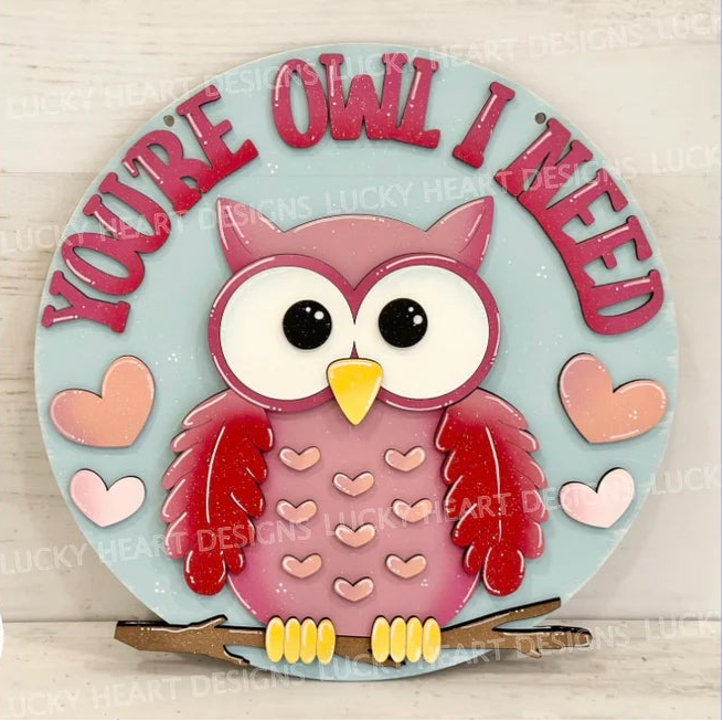 You're Owl I Need Round- Paint Party Kit