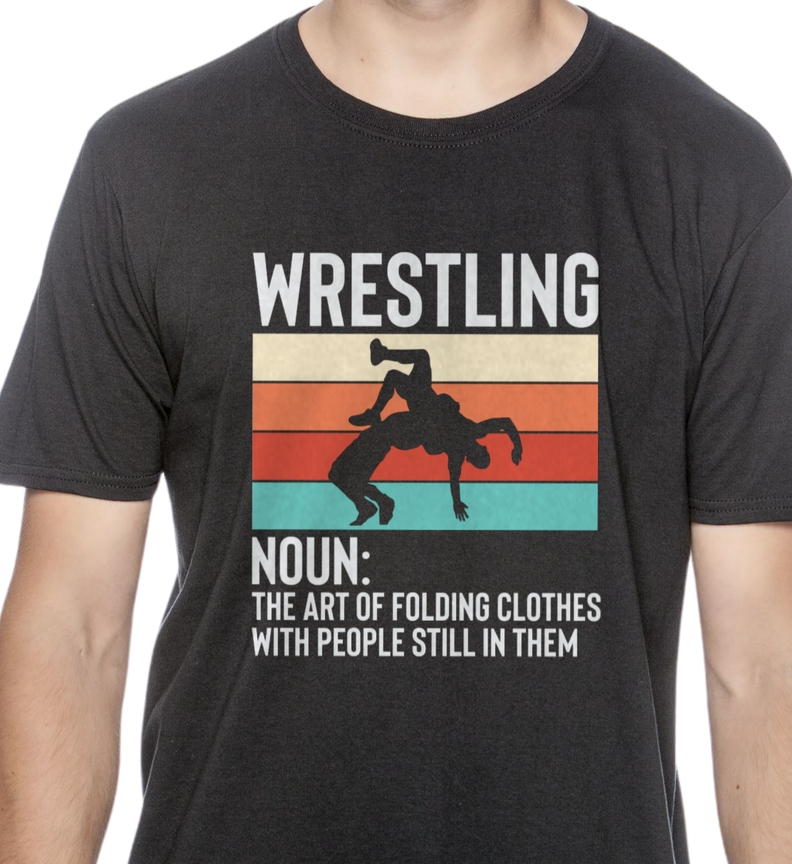Wrestling- The art of folding clothes with people still in them